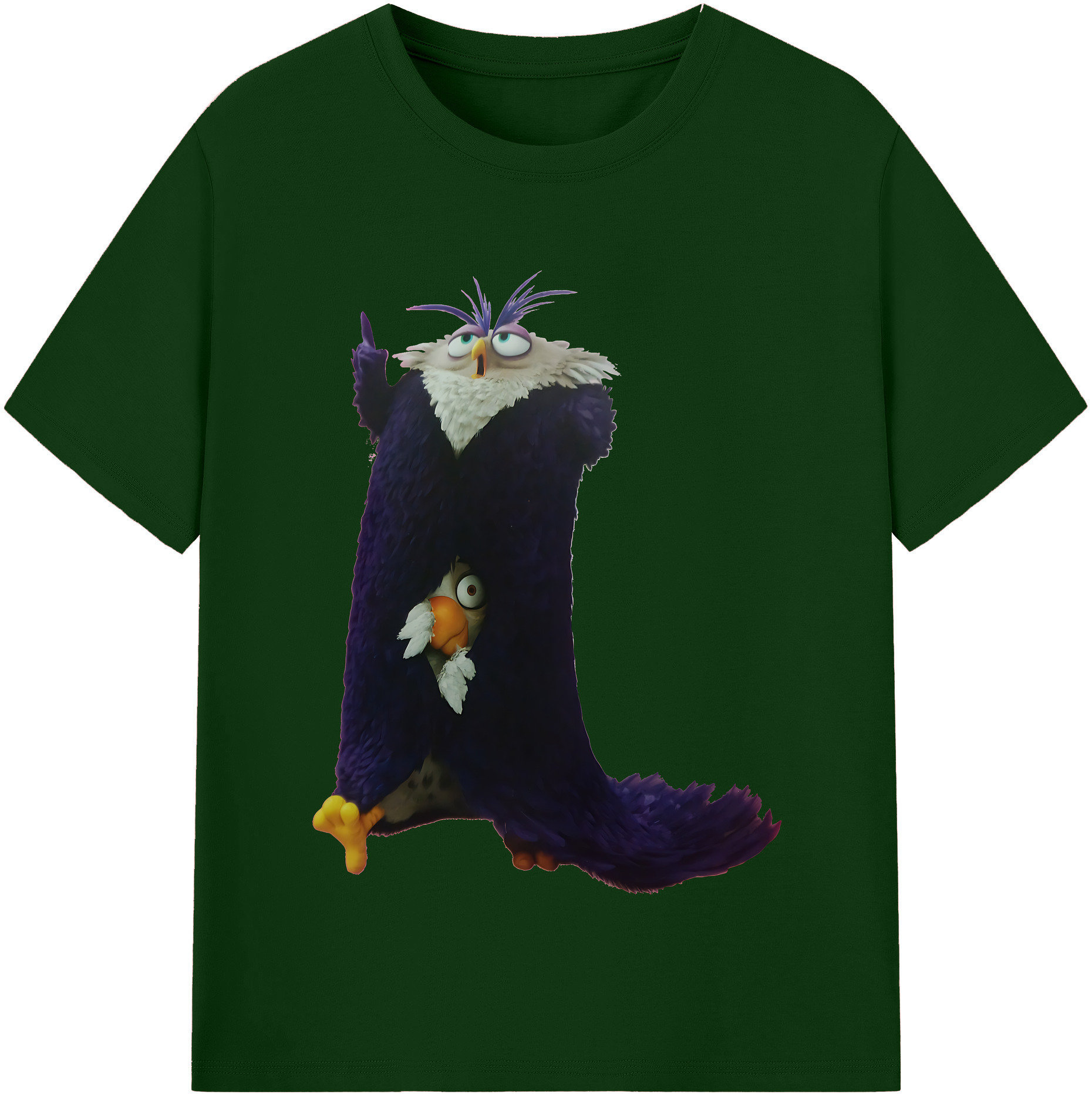（画像用） Angry Birds アングリーバード 綿100％半袖Tシャツ（フロントプリント）